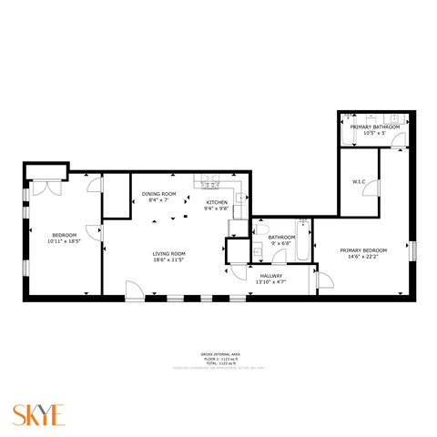 floor plan of 55 north luxury apartments to rent in the north end of boston